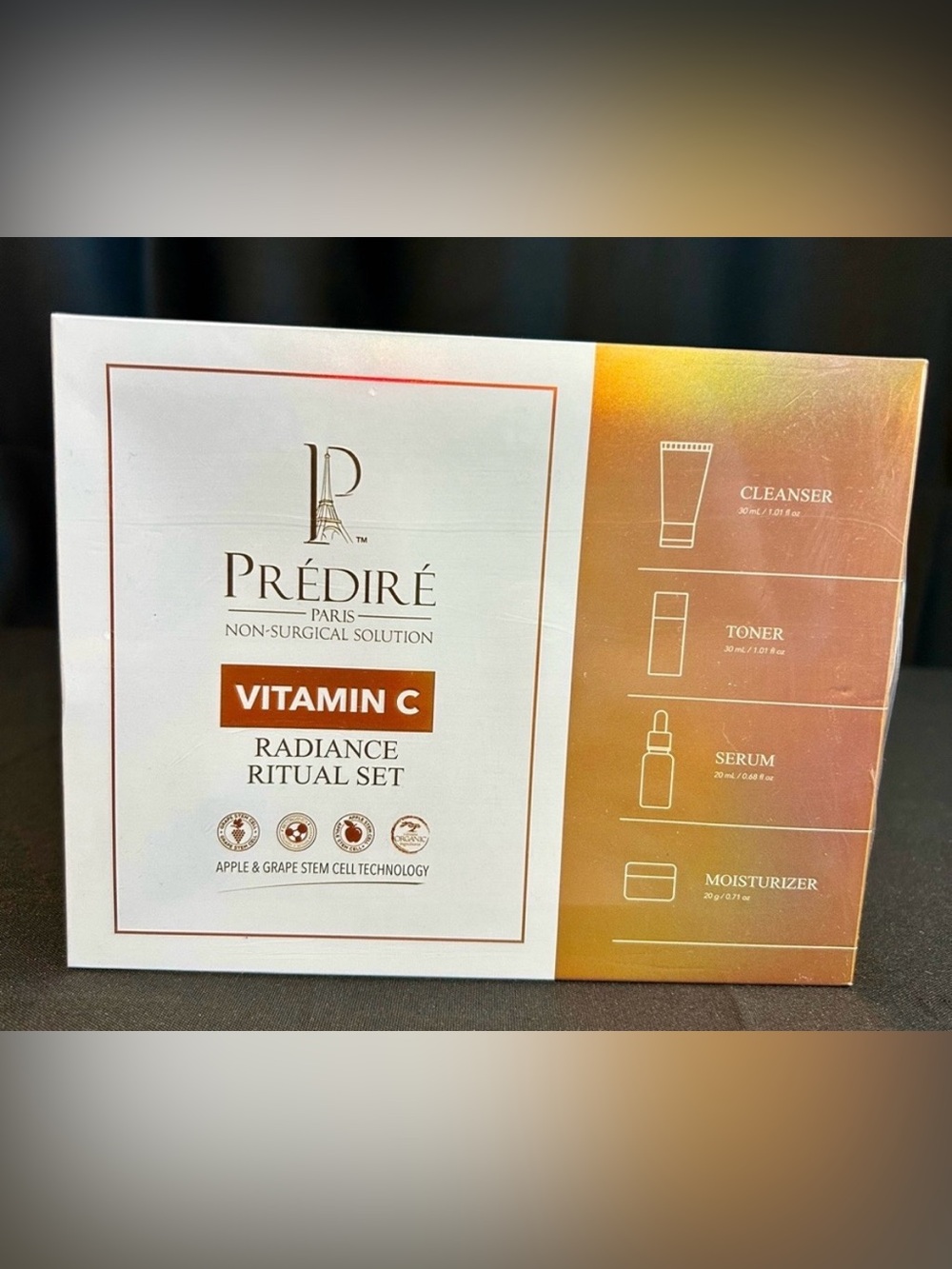 PRÉDIRÉ Paris Vitamin C Radiance Ritual Set — Orange